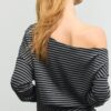 Soft Touch-Sweatshirt mit schulterfreiem Ausschnitt Soft Touch-Sweatshirt mit schulterfreiem Ausschnitt