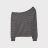 Soft Touch-Sweatshirt mit schulterfreiem Ausschnitt Soft Touch-Sweatshirt mit schulterfreiem Ausschnitt