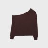 Soft Touch-Sweatshirt mit schulterfreiem Ausschnitt Soft Touch-Sweatshirt mit schulterfreiem Ausschnitt