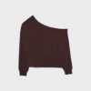 Soft Touch-Sweatshirt mit schulterfreiem Ausschnitt Soft Touch-Sweatshirt mit schulterfreiem Ausschnitt