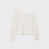 Soft Touch-Sweatshirt mit schulterfreiem Ausschnitt Soft Touch-Sweatshirt mit schulterfreiem Ausschnitt