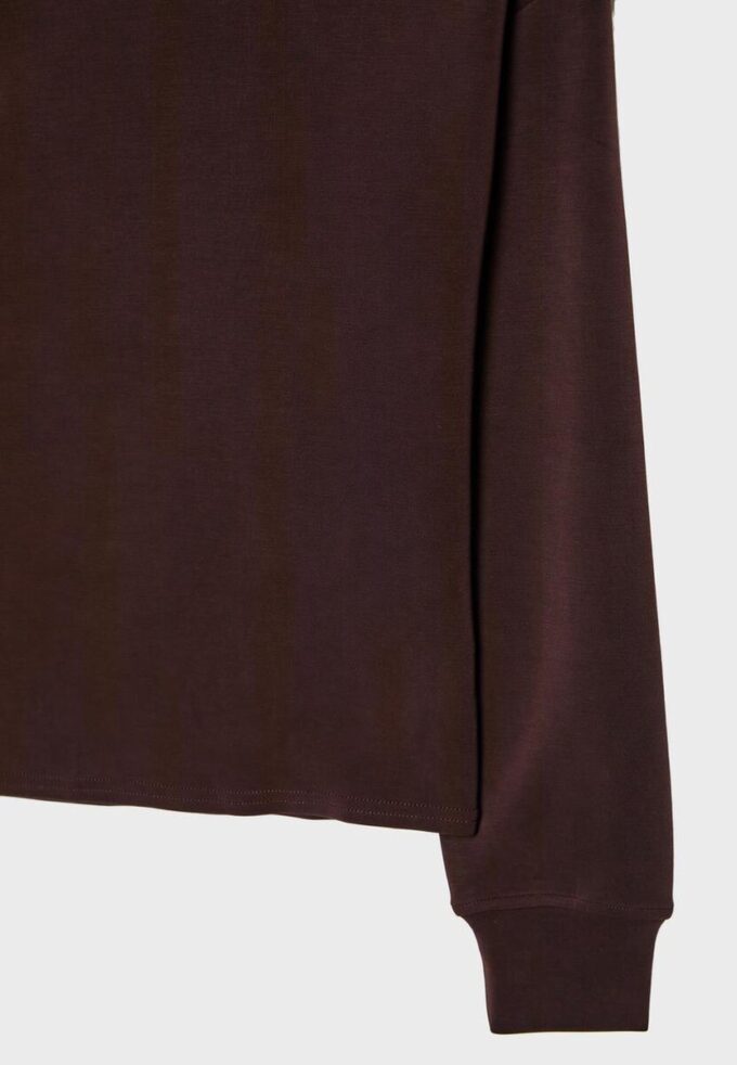 Soft Touch-Sweatshirt mit schulterfreiem Ausschnitt Soft Touch-Sweatshirt mit schulterfreiem Ausschnitt