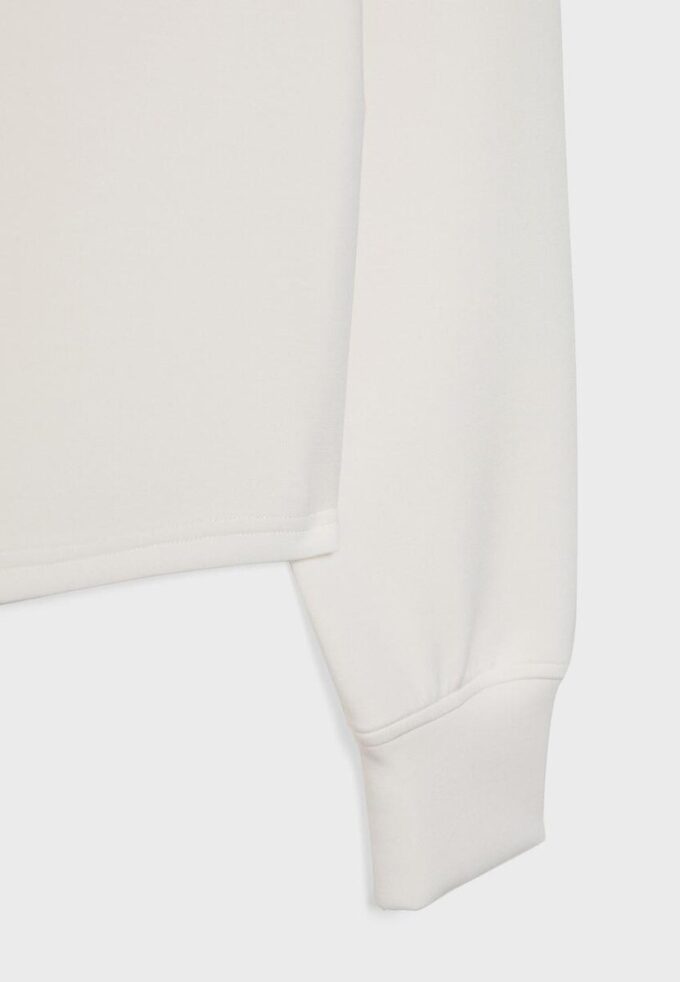 Soft Touch-Sweatshirt mit schulterfreiem Ausschnitt Soft Touch-Sweatshirt mit schulterfreiem Ausschnitt