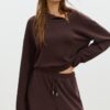 Soft Touch-Sweatshirt mit seitlichem Reißverschluss Soft Touch-Sweatshirt mit seitlichem Reißverschluss