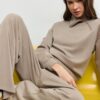 Soft Touch-Sweatshirt mit seitlichem Reißverschluss Soft Touch-Sweatshirt mit seitlichem Reißverschluss