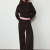 Soft Touch-Sweatshirt mit seitlichem Reißverschluss Soft Touch-Sweatshirt mit seitlichem Reißverschluss