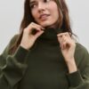 Soft Touch-Sweatshirt mit seitlichem Reißverschluss Soft Touch-Sweatshirt mit seitlichem Reißverschluss