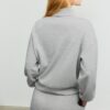 Soft Touch-Sweatshirt mit seitlichem Reißverschluss Soft Touch-Sweatshirt mit seitlichem Reißverschluss