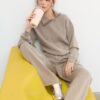 Soft Touch-Sweatshirt mit seitlichem Reißverschluss Soft Touch-Sweatshirt mit seitlichem Reißverschluss