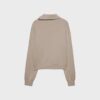 Soft Touch-Sweatshirt mit seitlichem Reißverschluss Soft Touch-Sweatshirt mit seitlichem Reißverschluss