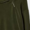 Soft Touch-Sweatshirt mit seitlichem Reißverschluss Soft Touch-Sweatshirt mit seitlichem Reißverschluss