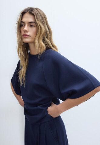 Soft Touch-T-Shirt mit kurzen Ärmeln