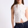 Spitzen-Qipao-Oberteil Spitzen-Qipao-Oberteil