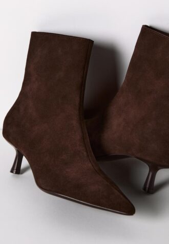 Stiefeletten aus Leder mit Stilettoabsatz Stiefeletten aus Leder mit Stilettoabsatz