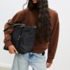 Stoff-Shopper-Tasche mit Schleife Stoff-Shopper-Tasche mit Schleife