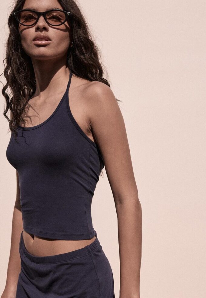 Strick-Halter-Oberteil