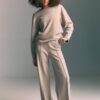 Strickhose mit Nahtdetails Strickhose mit Nahtdetails