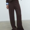 Strickhose mit Nahtdetails Strickhose mit Nahtdetails
