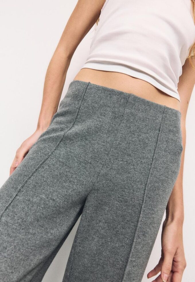 Strickhose mit Nahtdetails Strickhose mit Nahtdetails