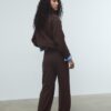 Strickhose mit Nahtdetails Strickhose mit Nahtdetails