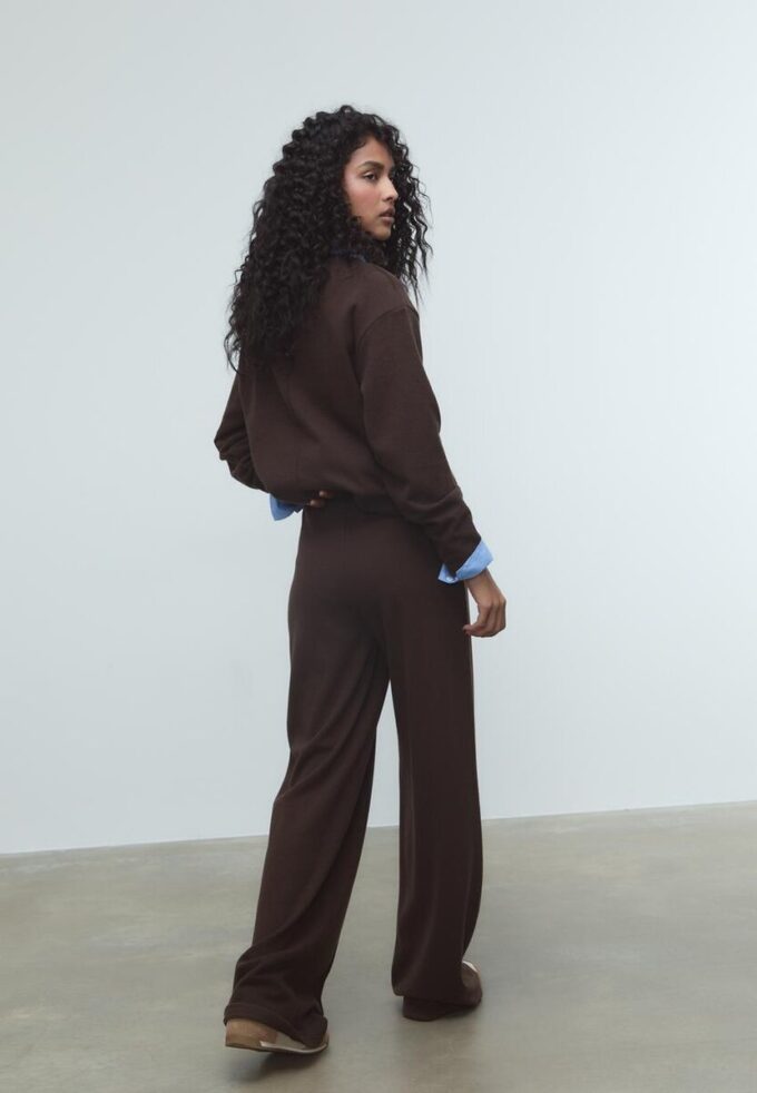 Strickhose mit Nahtdetails Strickhose mit Nahtdetails
