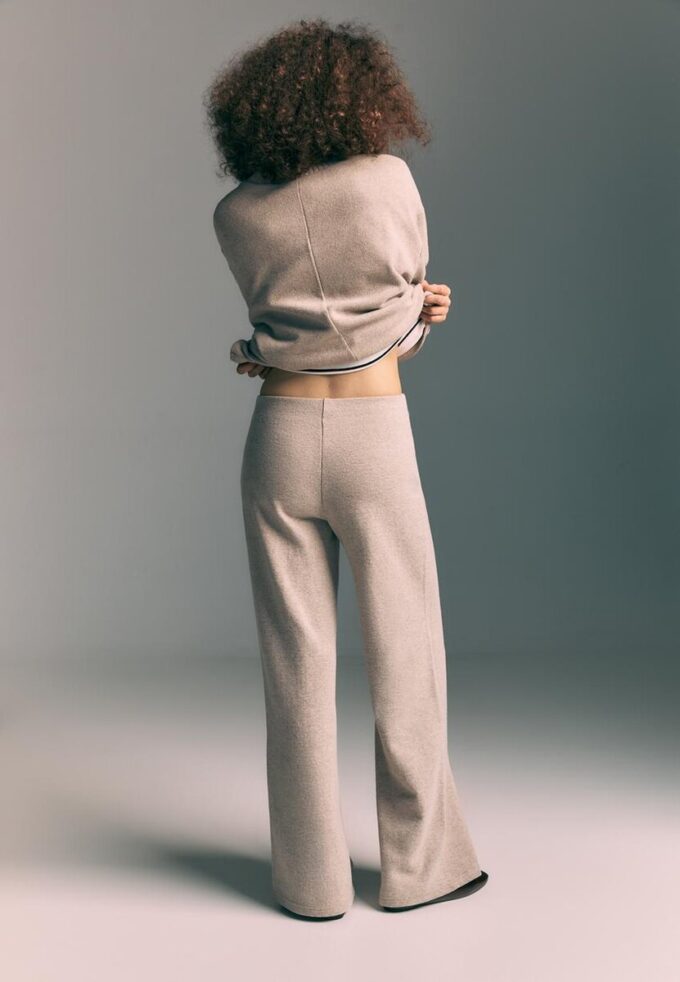 Strickhose mit Nahtdetails Strickhose mit Nahtdetails