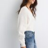 Strickjacke mit Fledermausärmeln Strickjacke mit Fledermausärmeln