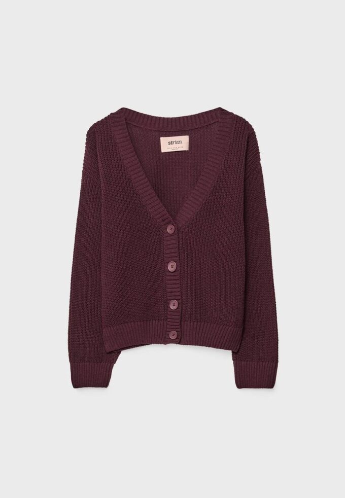 Strickjacke mit Knopfleiste Strickjacke mit Knopfleiste