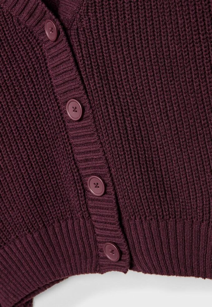Strickjacke mit Knopfleiste Strickjacke mit Knopfleiste
