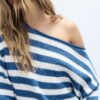 Strickpullover mit U-Boot-Ausschnitt Strickpullover mit U-Boot-Ausschnitt