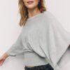 Strickpullover mit weiten Ärmeln