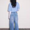 Super-Baggy-Jeans mit Sternen an den Seiten Super-Baggy-Jeans mit Sternen an den Seiten