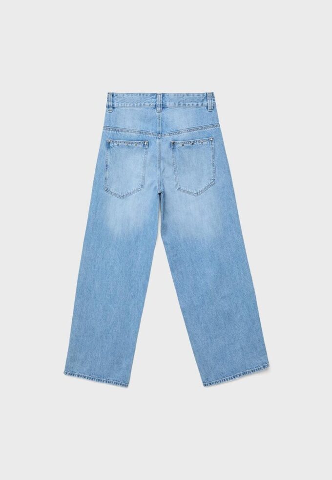 Super-Baggy-Jeans mit Sternen an den Seiten Super-Baggy-Jeans mit Sternen an den Seiten