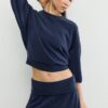 Sweatshirt mit Fledermausärmeln und Soft Touch-Griff Sweatshirt mit Fledermausärmeln und Soft Touch-Griff