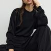 Sweatshirt mit Fledermausärmeln und Soft Touch-Griff Sweatshirt mit Fledermausärmeln und Soft Touch-Griff