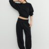 Sweatshirt mit Fledermausärmeln und Soft Touch-Griff Sweatshirt mit Fledermausärmeln und Soft Touch-Griff