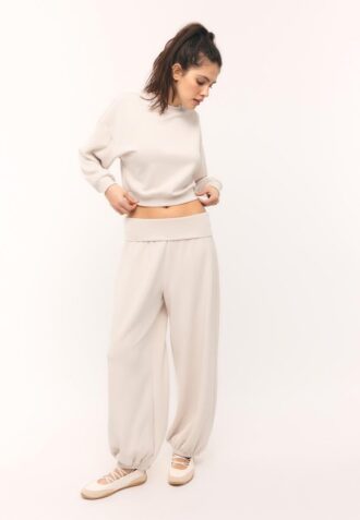 Sweatshirt mit Fledermausärmeln und Soft Touch-Griff Sweatshirt mit Fledermausärmeln und Soft Touch-Griff