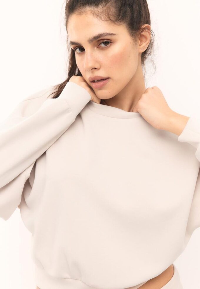 Sweatshirt mit Fledermausärmeln und Soft Touch-Griff Sweatshirt mit Fledermausärmeln und Soft Touch-Griff