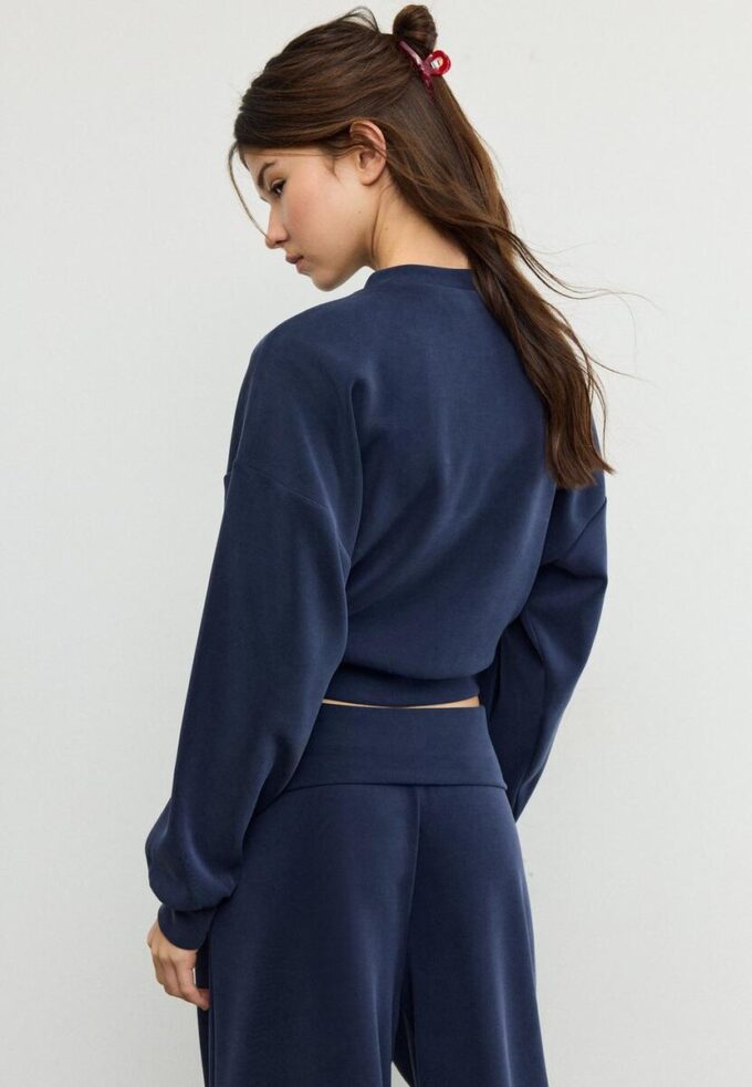 Sweatshirt mit Fledermausärmeln und Soft Touch-Griff Sweatshirt mit Fledermausärmeln und Soft Touch-Griff