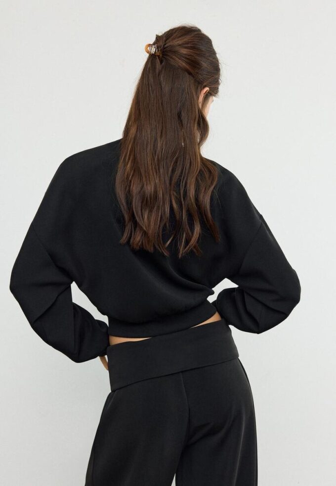Sweatshirt mit Fledermausärmeln und Soft Touch-Griff Sweatshirt mit Fledermausärmeln und Soft Touch-Griff