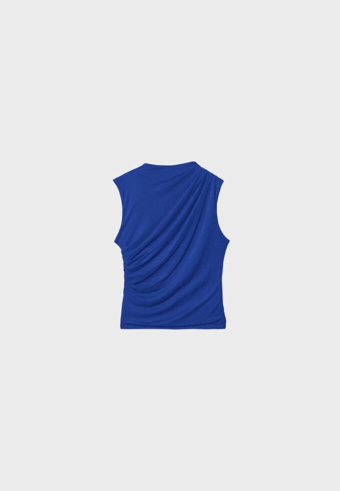 T-Shirt aus gerafftem Tüll T-Shirt aus gerafftem Tüll