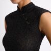 T-Shirt im Qipao-Stil aus Spitze T-Shirt im Qipao-Stil aus Spitze