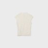 T-Shirt im Qipao-Stil mit Flockdruck
