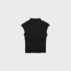 T-Shirt im Qipao-Stil mit Flockdruck