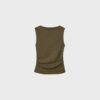 T-Shirt mit geraffter Struktur T-Shirt mit geraffter Struktur