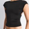 T-Shirt mit offenem Rücken T-Shirt mit offenem Rücken