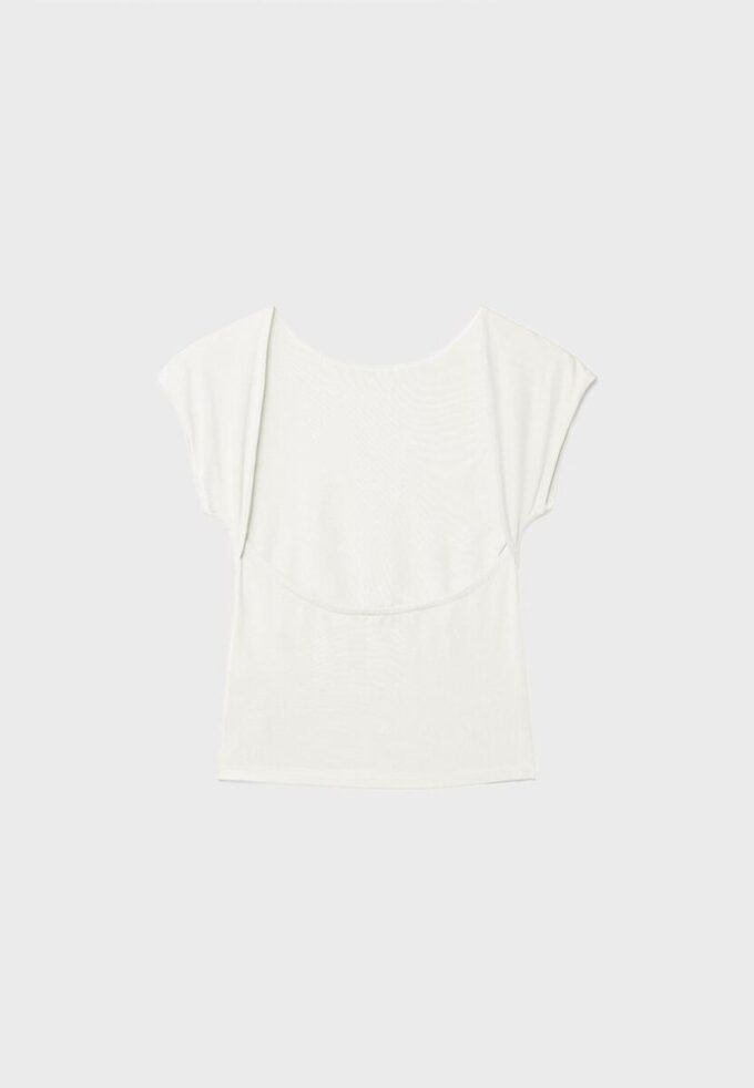 T-Shirt mit offenem Rücken T-Shirt mit offenem Rücken