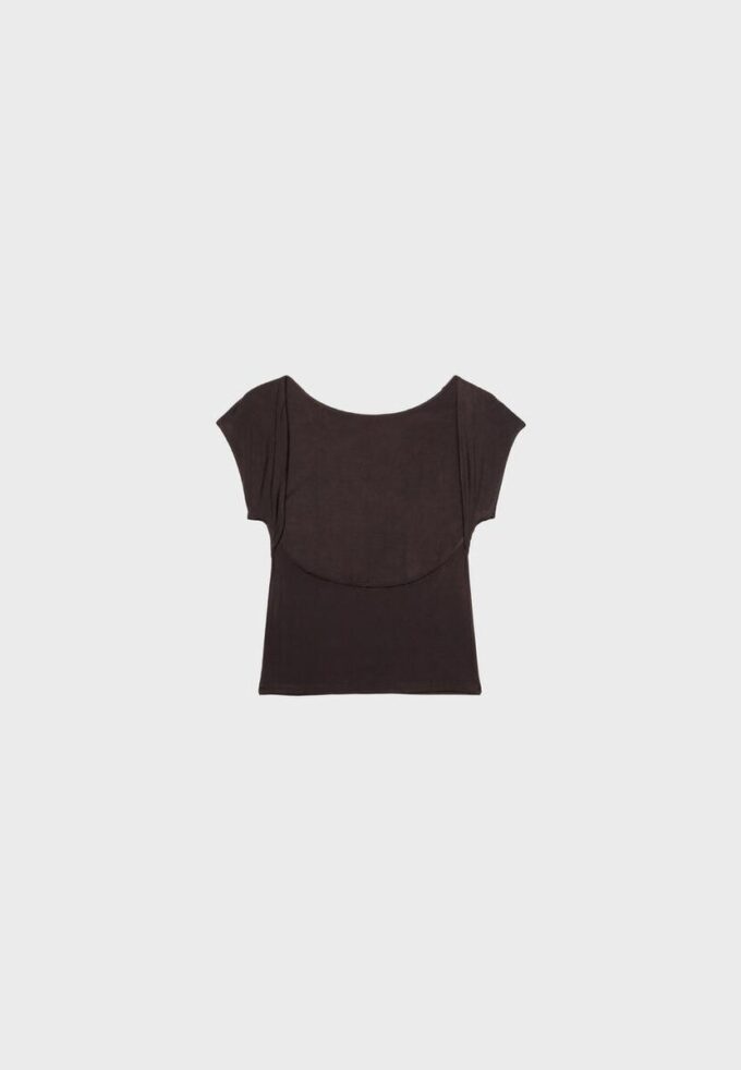 T-Shirt mit offenem Rücken T-Shirt mit offenem Rücken