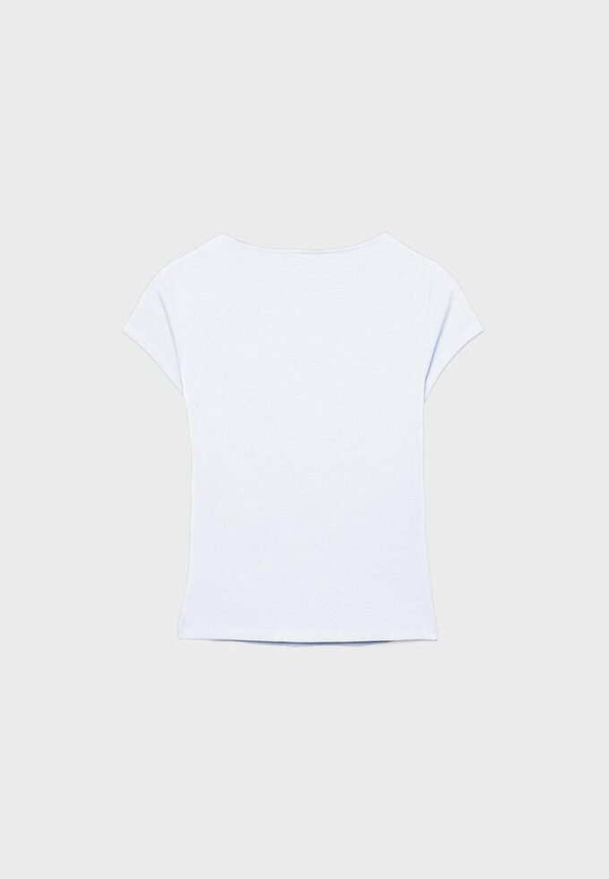 T-Shirt mit V-Ausschnitt und kurzen Ärmeln T-Shirt mit V-Ausschnitt und kurzen Ärmeln