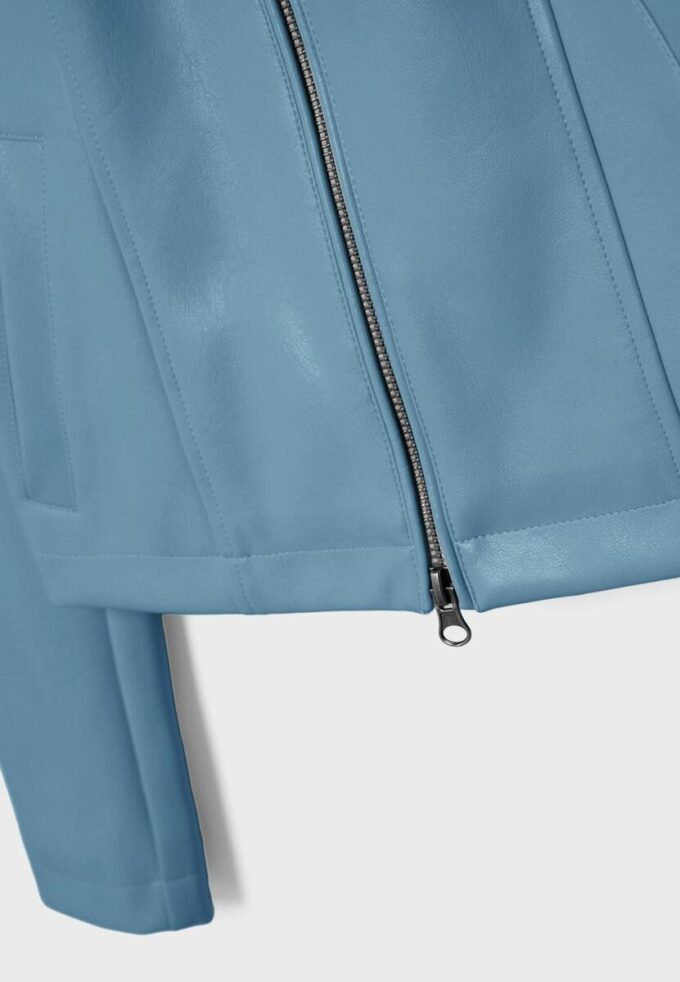 Taillierte Jacke in Lederoptik Taillierte Jacke in Lederoptik